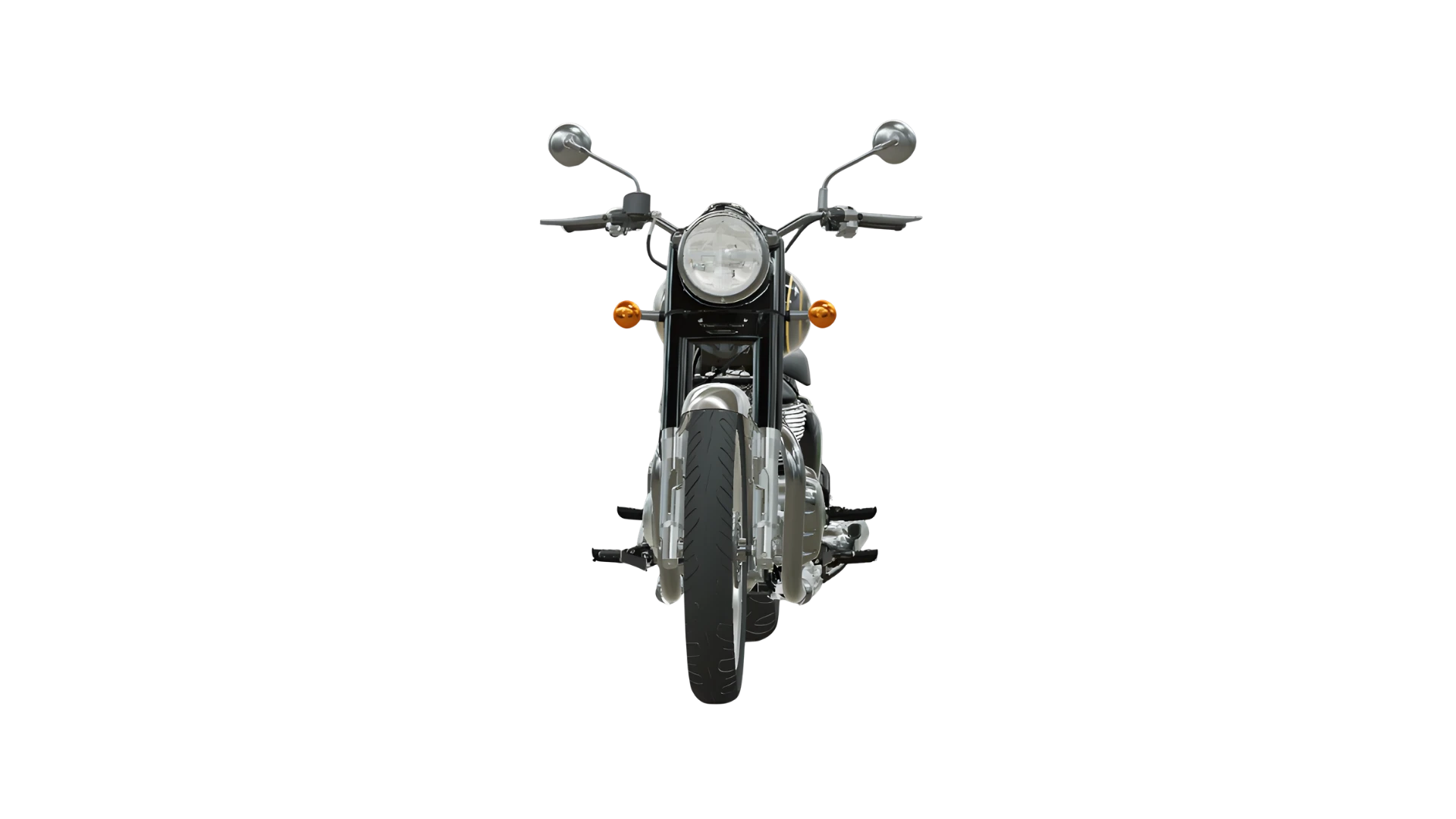 classic 650 front view